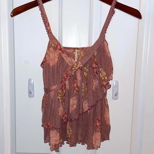 free people floral tank